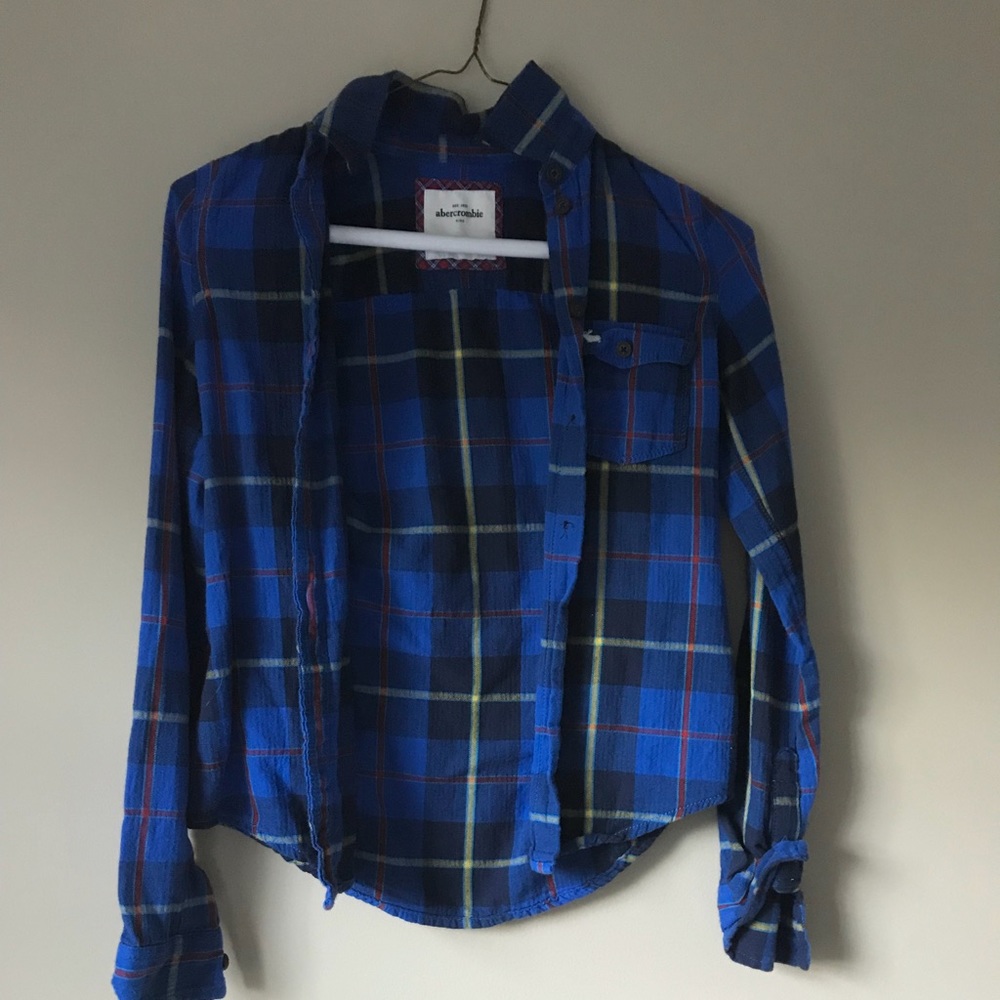 Abercrombie kid’s plaid shirt